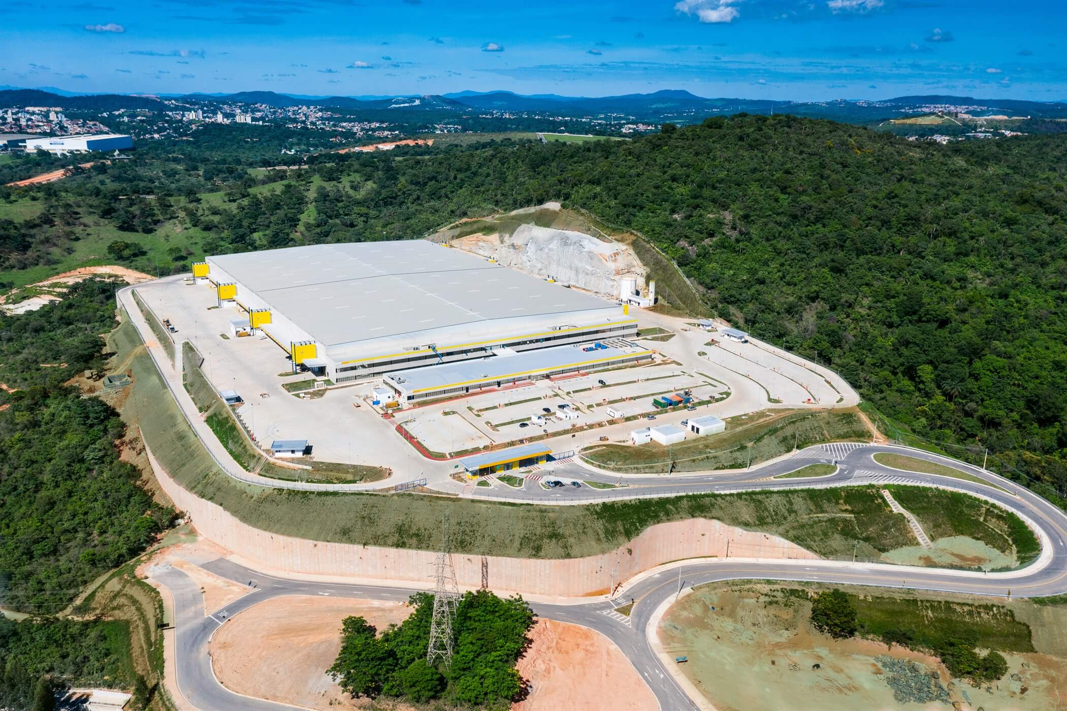 Galpão logístico do fundo imobiliário TRBL11 em Contagem, MG