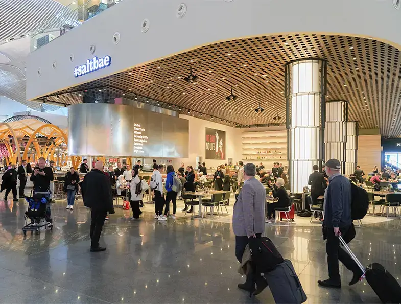 Saltbae Burger de Nusr-Et no Aeroporto de Istambul