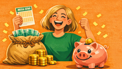 Veja quanto rende o prêmio estimado para a Mega-Sena na renda fixa conservadora.