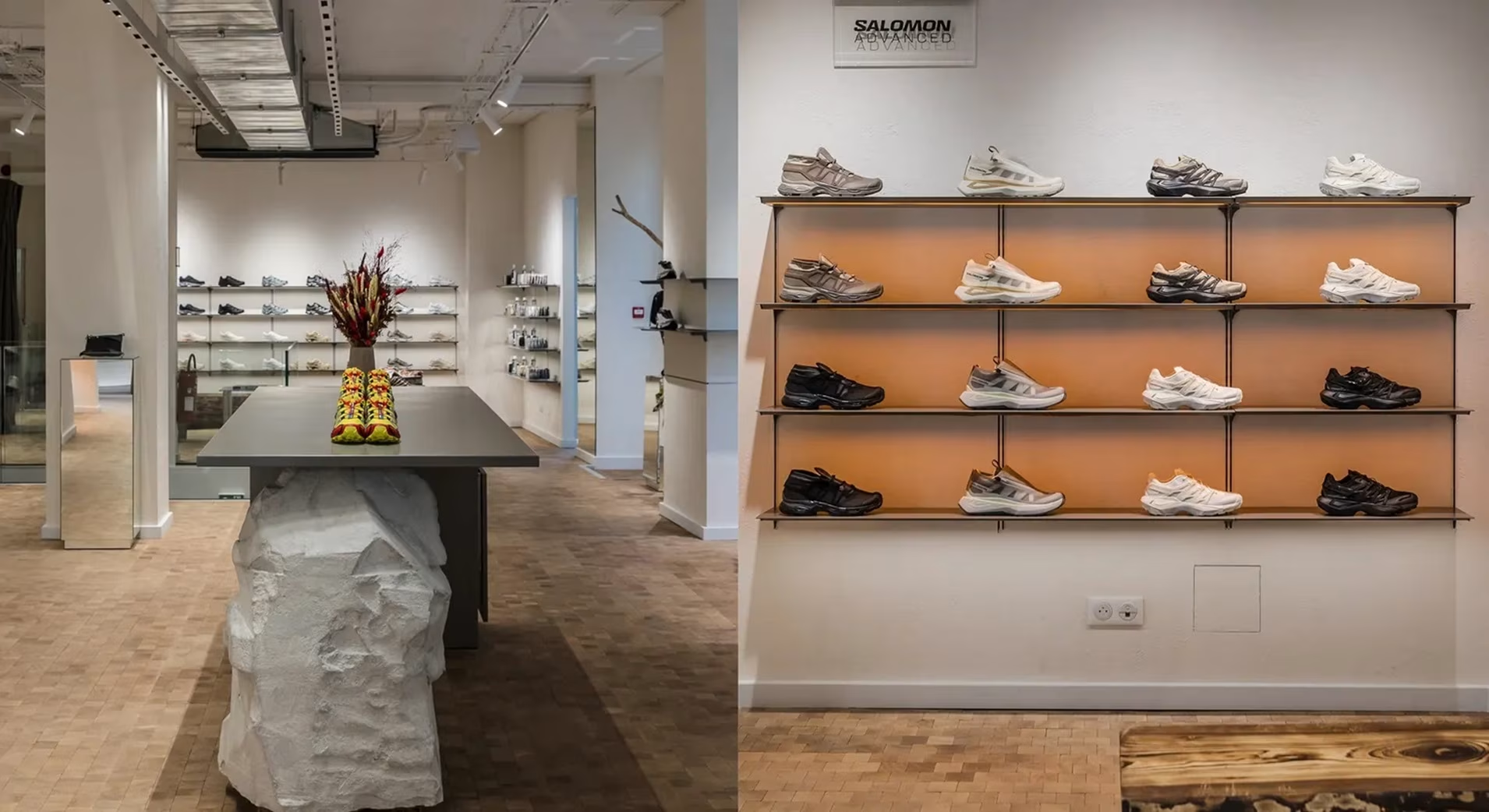 Loja conceito sportstyle no bairro do Marais, em Paris