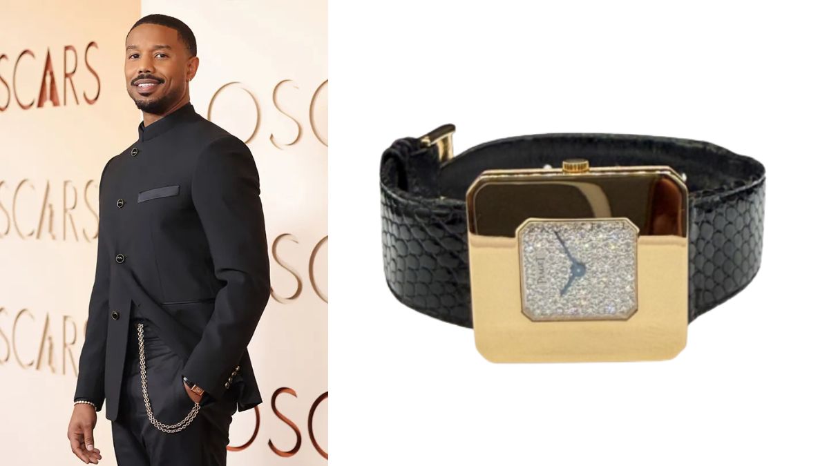 Michael B. Jordan com  Piaget Protocole - Imagem: Reprodução Robb Report