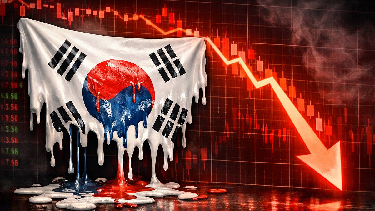 Caída histórica en la bolsa de Corea del Sur: el índice Kospi se desploma un 12,1%