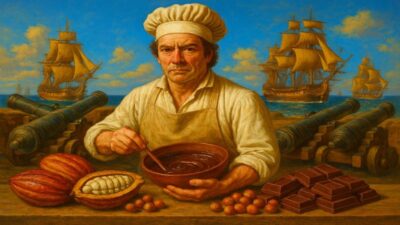 Guerras napoleônicas provocaram escassez de cacau, a matéria-prima do chocolate, na Europa do início do século 19.