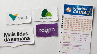 Imagem criada do IA traz os logos de Pão de Açúcar, Vale, Raízen e um canhoto de loterias da Caixa