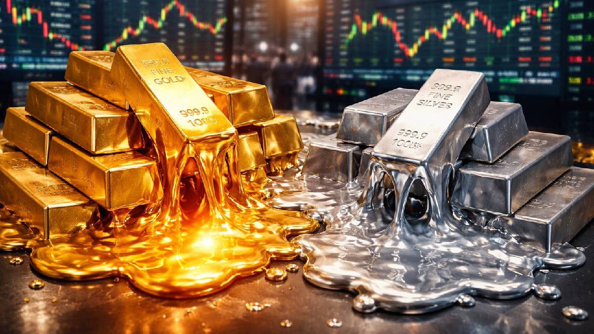 Oro cae 2,26% y plata 4,43% por tensiones entre EE.UU. e Irán