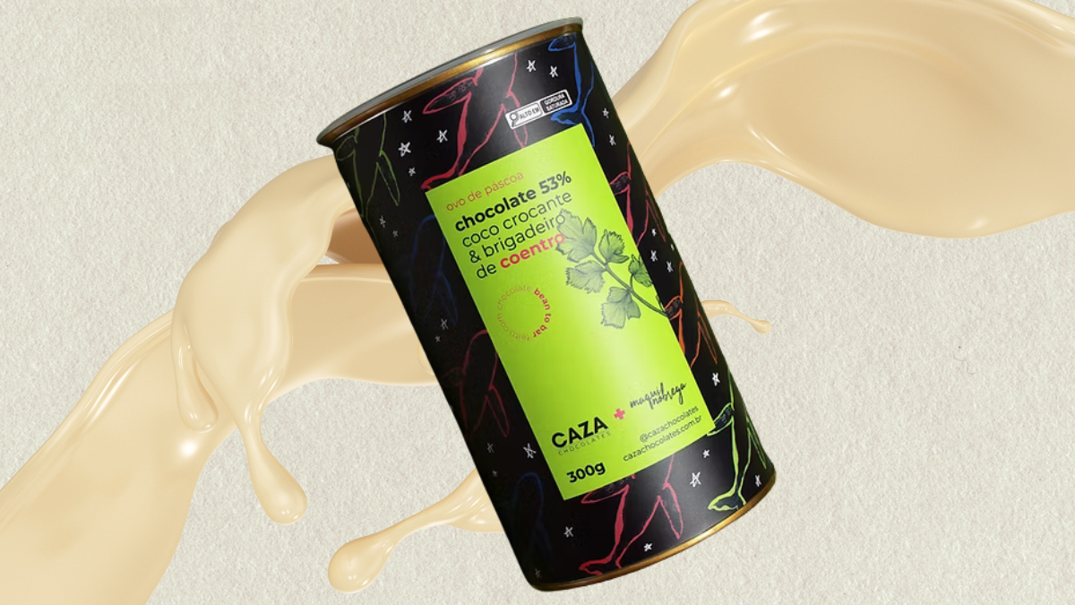 Ovo de brigadeiro de coentro e coco, Caza Chocolates