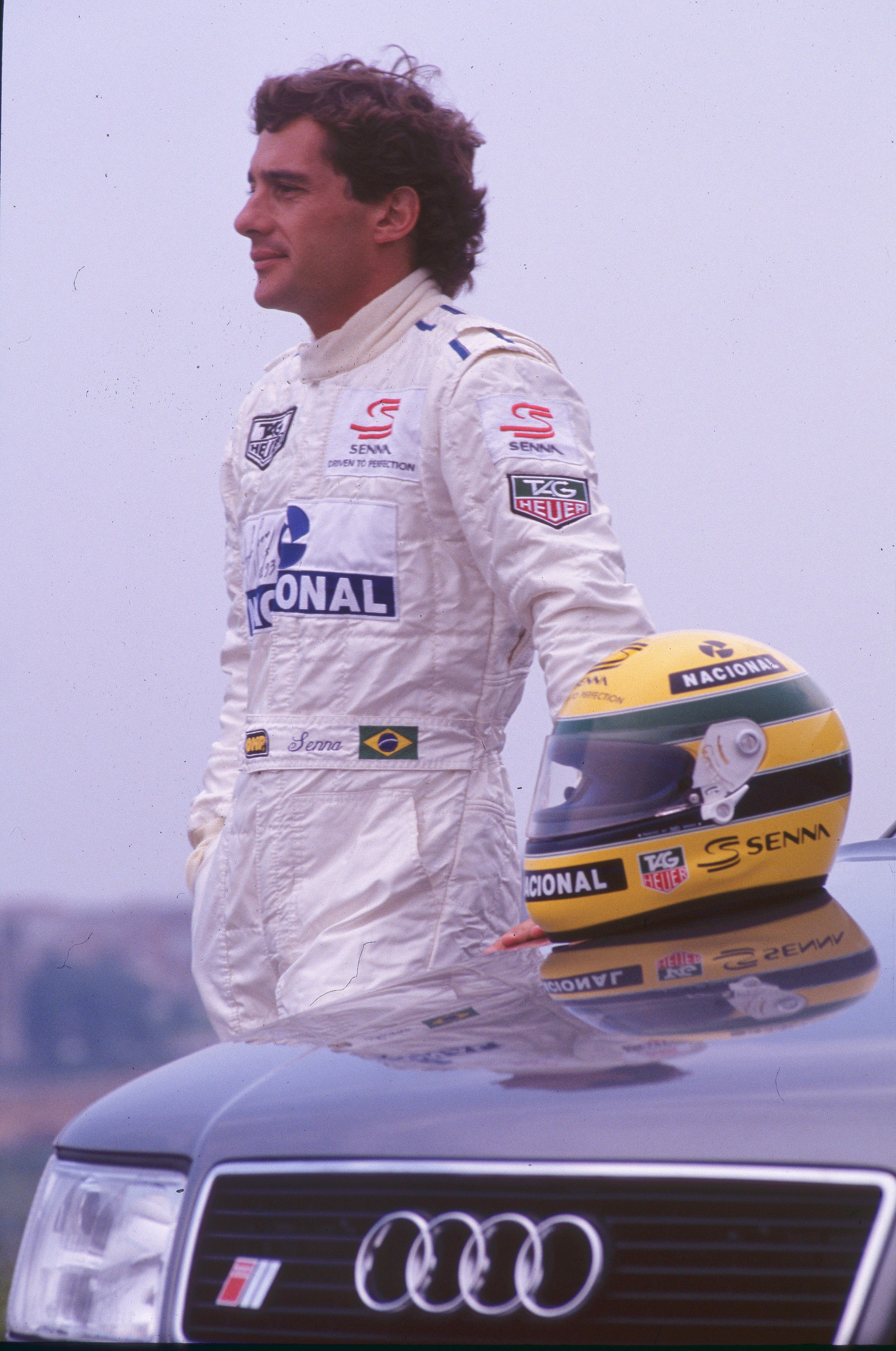 Ayrton Senna inaugurou revenda Audi no Brasil