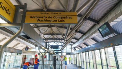 Obras do Pátio Agua Espraiada, linha 17 Ouro Foto: Divulgação Metrô / Márcia Alves