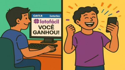 Vencedor da Lotofácil fez a aposta pelos canais eletrônicos da Caixa.