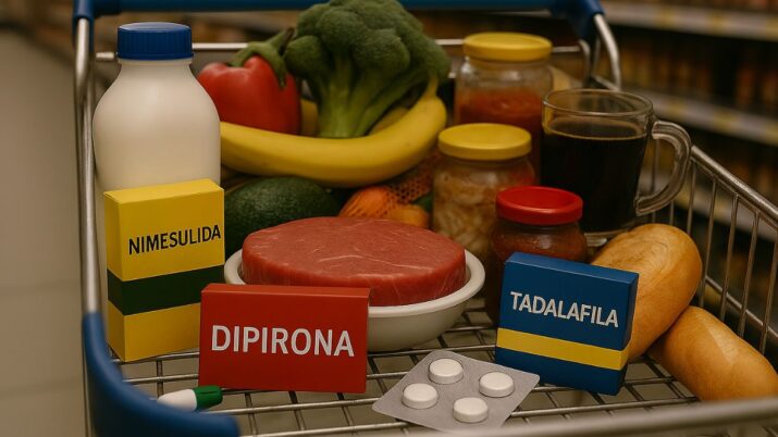 supermercado – remédios – farmácias – medicamentos