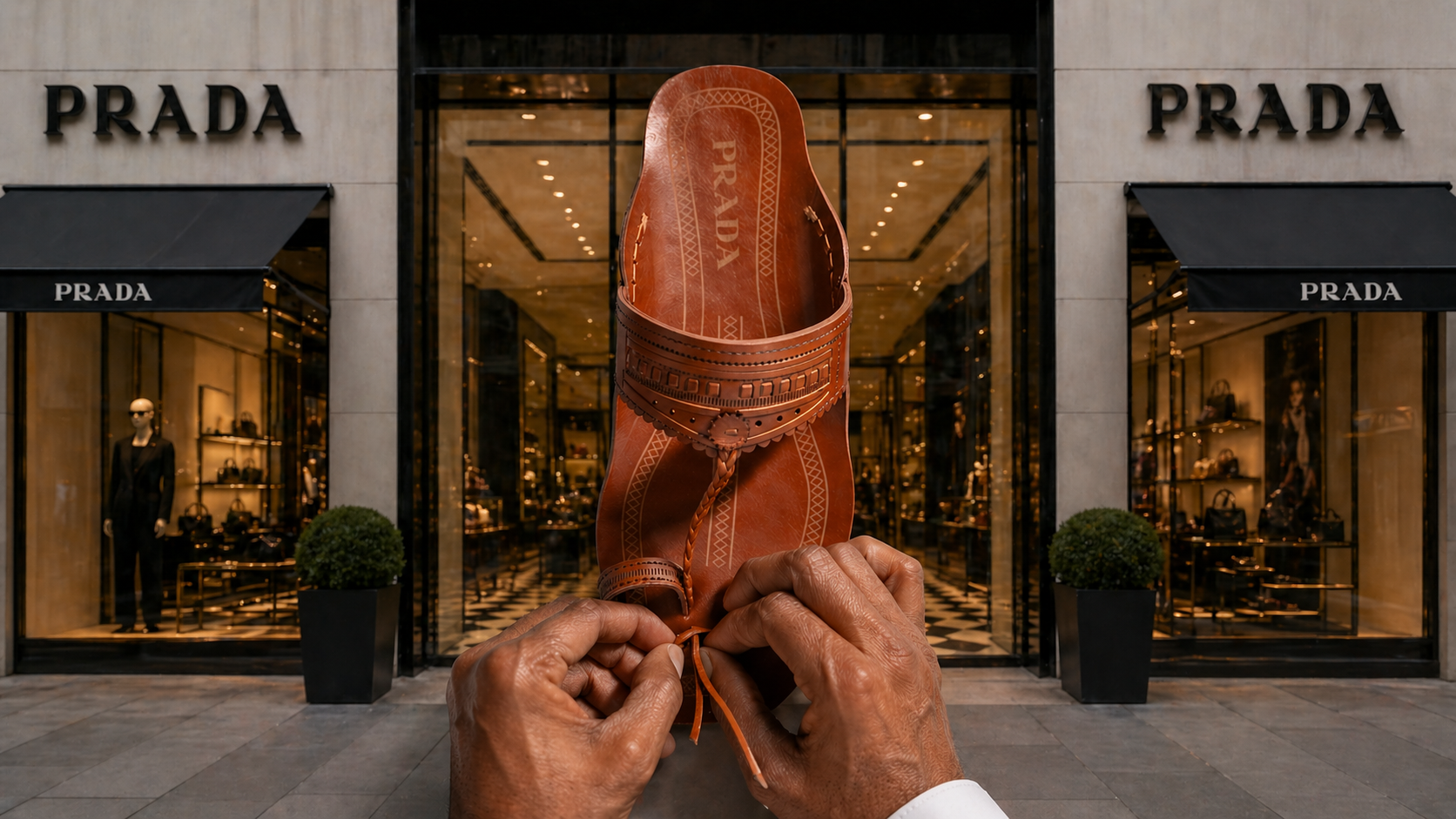 Prada lanza sandalias Kolhapuri a R$ 4 mil: controversia cultural