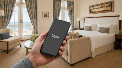 Usuários da Uber nos EUA poderão reservar hotéis diretamente no app