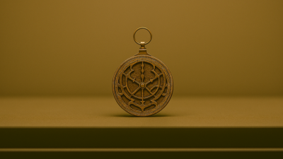 Representação de um astrolábio.