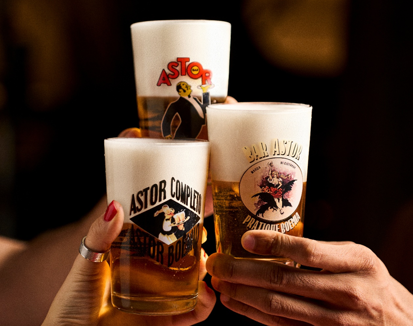 3 Calderetas exclusivas da ação “Astor + Chopp Brahma" com três artes inéditas - Crédito: Lais Acsa