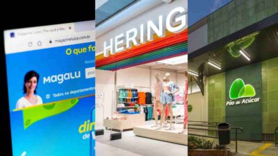 Hering, Magalu e Pão de Açúcar