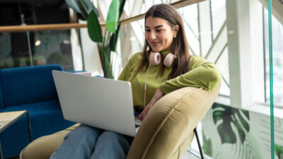 Spending time in a campus cafeteria
