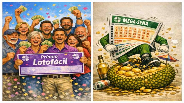 Lotofácil sai para um bolão e uma aposta simples enquanto Mega-Sena curte ressaca.