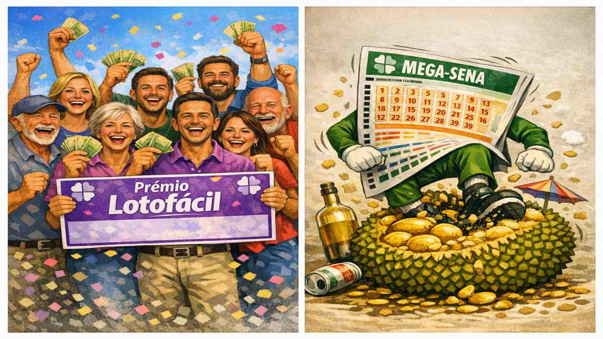 Lotofácil 3650 tem 12 vencedores, mas só um ganha prêmio milionário; Mega-Sena vai para abril de ressaca depois de enfiar o pé na jaca em março