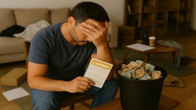 Homem lamenta erro cometido na Lotomania.
