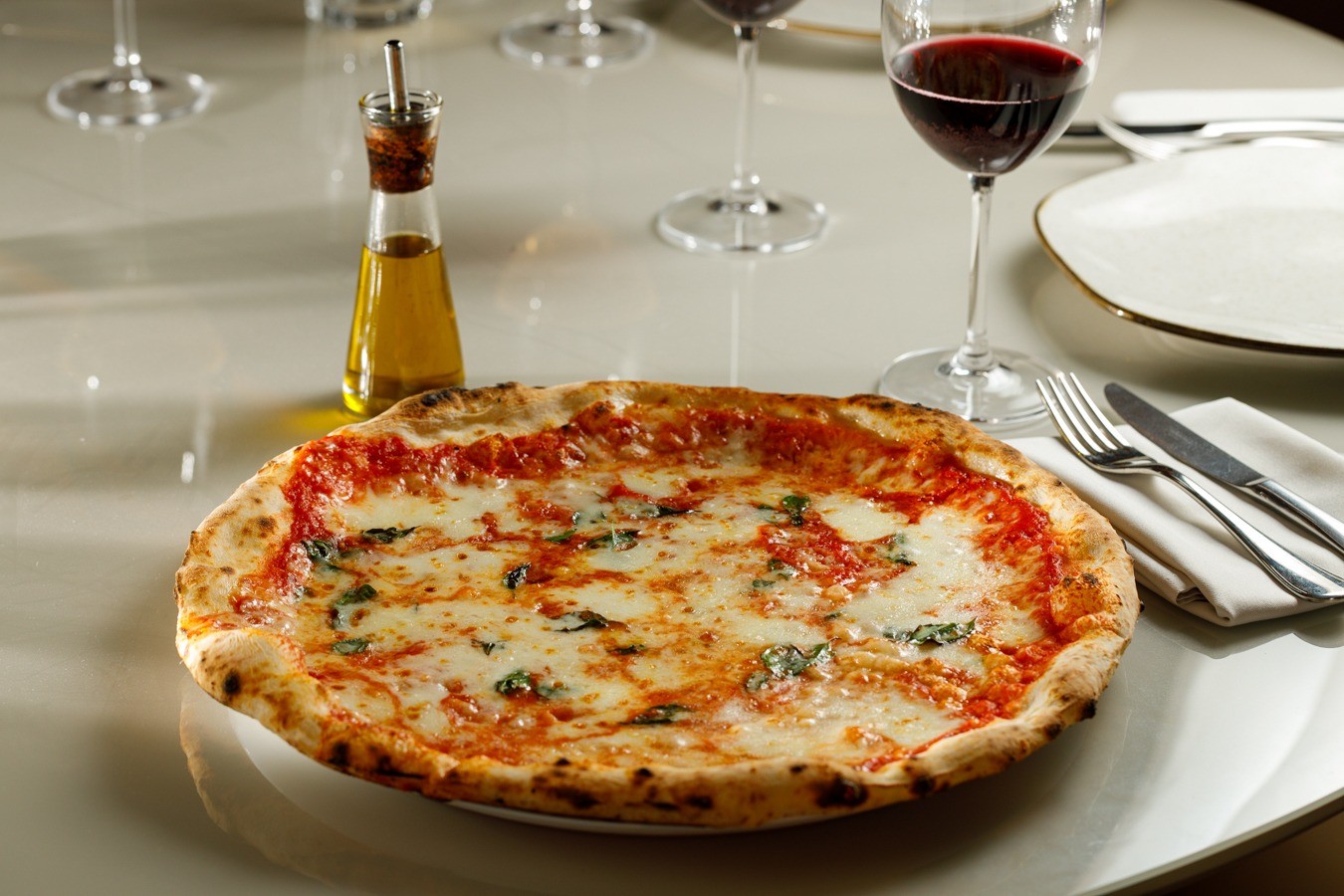 Pizza Margherita - Imagem: Divulgação/Pizzeria da Michele