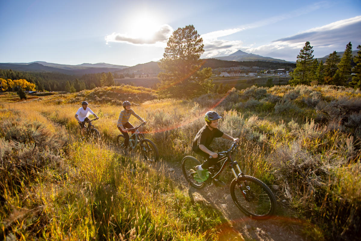 Trilhas e mountain bike em Big Sky