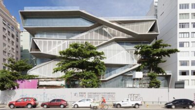 Fachada do Museu da Imagem e do Som em Copacabana