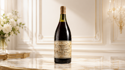 Vinho mais caro do mundo Romanée Conti 1945 é vendido por cifra milionária
