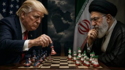 EUA; Irã; xadrez; Donald Trump; Ali Khamenei