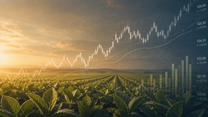 Imagem criada por inteligência artificial para ilustrar os impactos do El Niño em ações do setor financeiro, bancos e seguradoras.