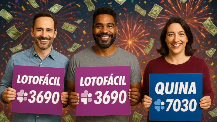 Lotofácil 3690 Quina 7030