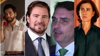 Wagner Moura em "O Agente Secreto", Daniel Vorcaro, do Banco Master, Flávio Bolsonaro e Fernanda Torres em "Ainda Estou Aqui".