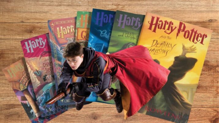 Livros Harry Potter. Imagem: Edição CanvaPro/Divulgação