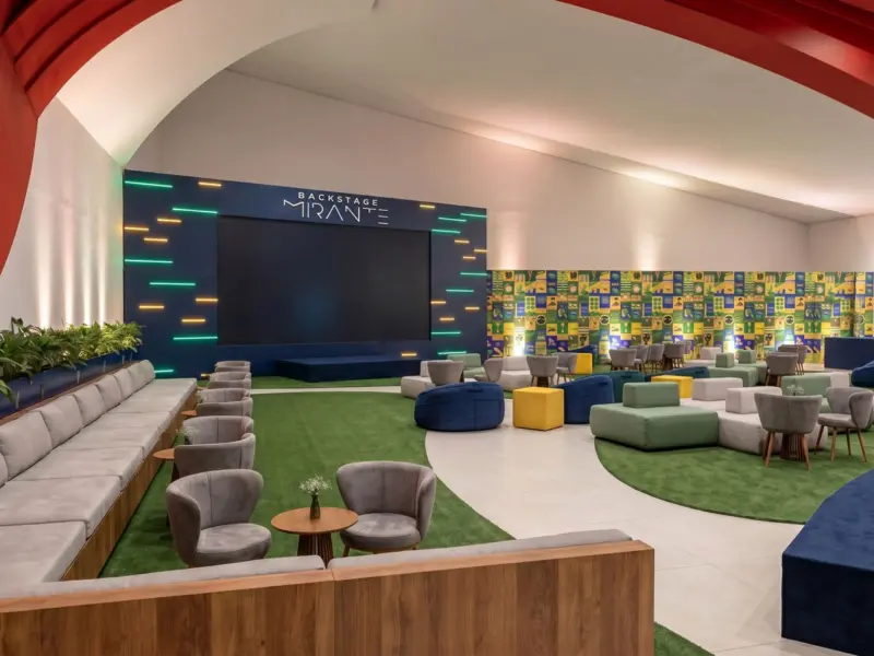 Convidados do Backstage Mirante podem acompanhar os jogos em área exclusiva