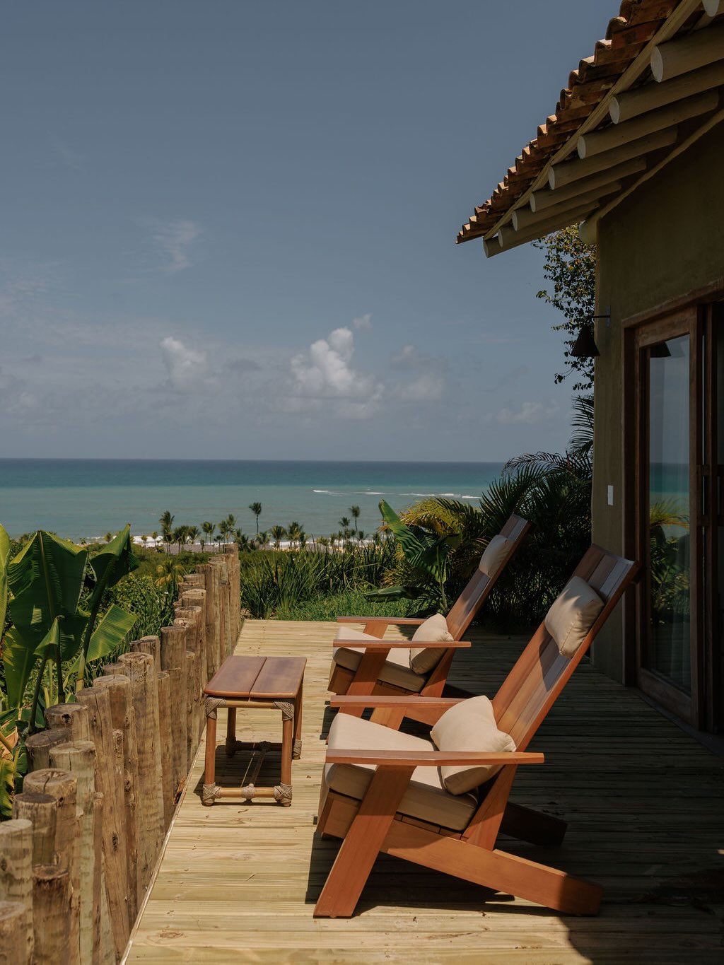 Sete quartos possuem vista para o mar de Trancoso