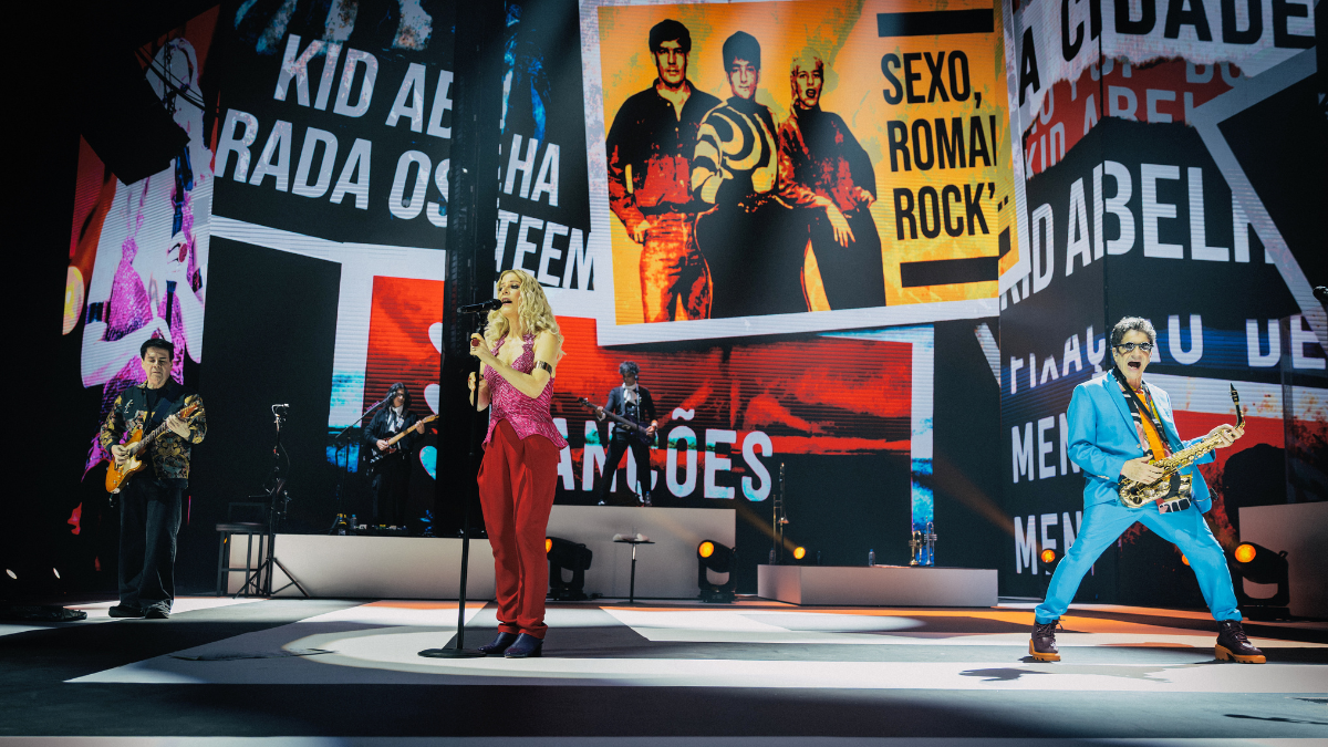 Kid Abelha na estreia da turnê "Eu Tive Um Sonho", na Farmasi Arena, Rio de Janeiro