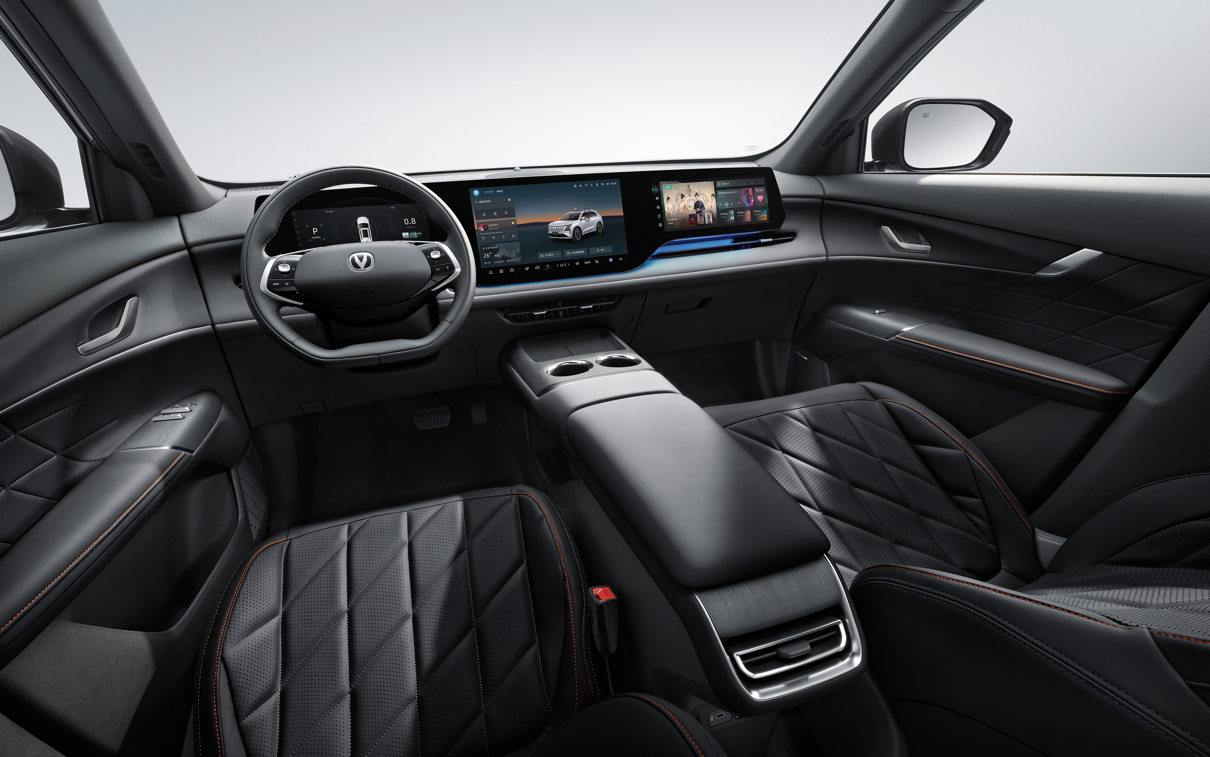 Caoa Changan CS75 tem painel três telas