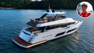 Marca de barcos queridinho de Charles Leclerc lança versão fabricada no Brasil