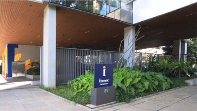 Edifício corporativo Dynamic Faria Lima, alugado pelo Ibmec.