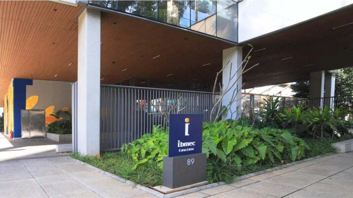 Edifício corporativo Dynamic Faria Lima, alugado pelo Ibmec.