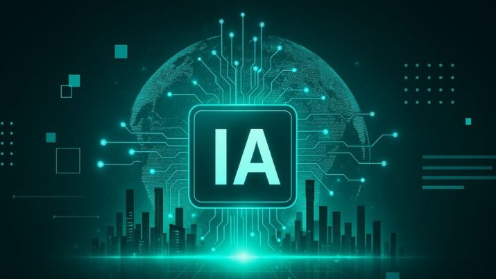 Imagem criada por inteligência artificial para ilustrar a aposta da Adam Capital em tecnologia, IA, dólar e EUA.