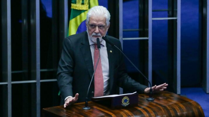 Senado durante sessão plenária semipresencial para votar o projeto de lei (PL 1.847/2024) que estabelece a reoneração gradual da folha de pagamento de 17 setores da economia. (Relator senador Jaques Wagner)