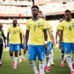 seleção brasileira em campo
