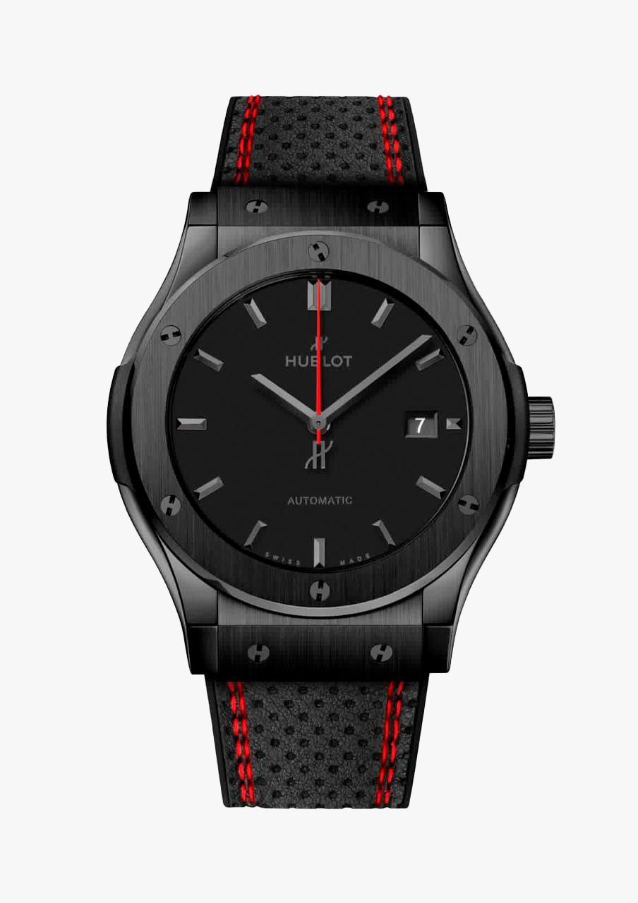 relógio hublot em fundo branco