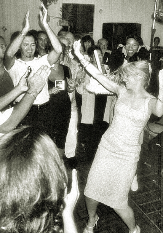 Madonna no hotel Delano para seu aniversário de 37 anos, em 1195