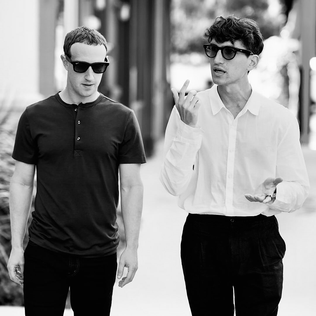 Mark Zuckerberg e Rocco Basilico