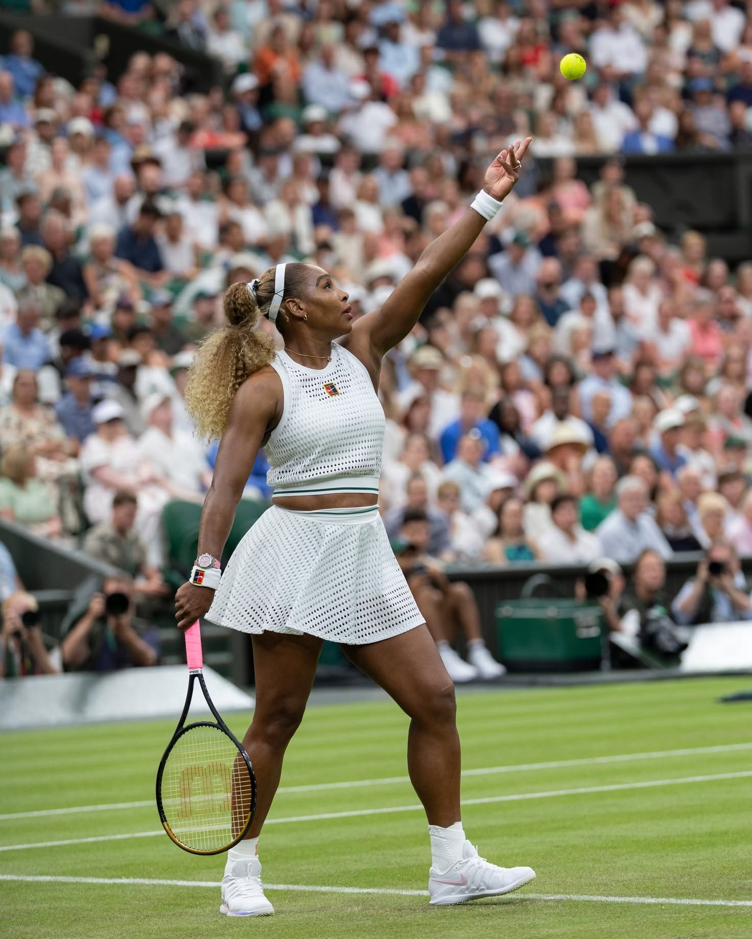 Tenista norte-americana Serena Williams em Wimbledon