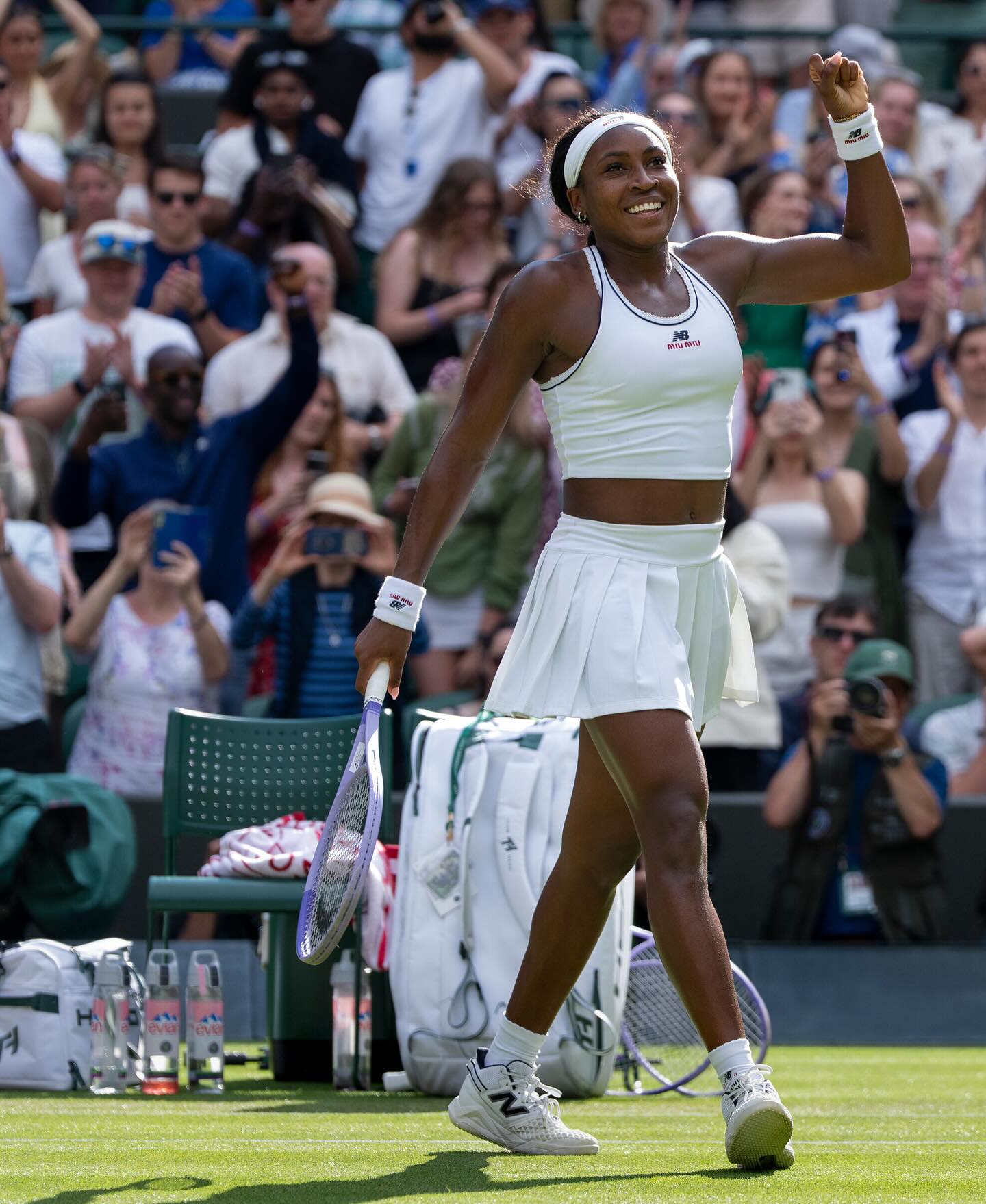 Tenista norte-americana Coco Gauff em Wimbledon, 2026