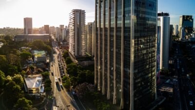ID da foto:2273542702 Faria Lima, em São Paulo, vista de cima.