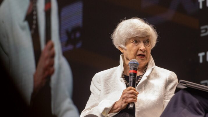 Janet Yellen, ex-presidente do Federal Reserve (Fed, o banco central norte-americano) e ex-secretária do Tesouro dos EUA.