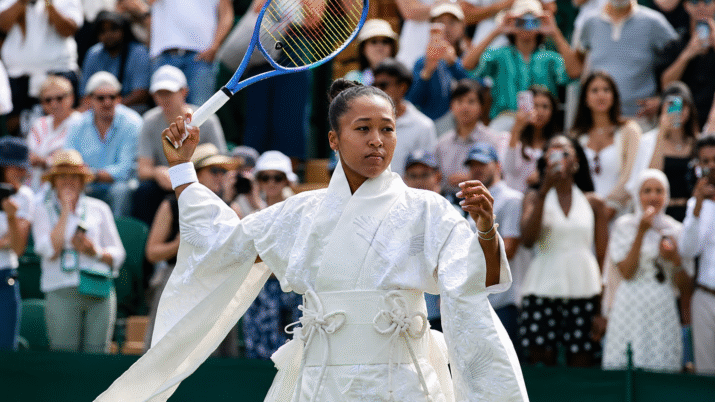 Naomi Osaka usou kimono em Wimbledon